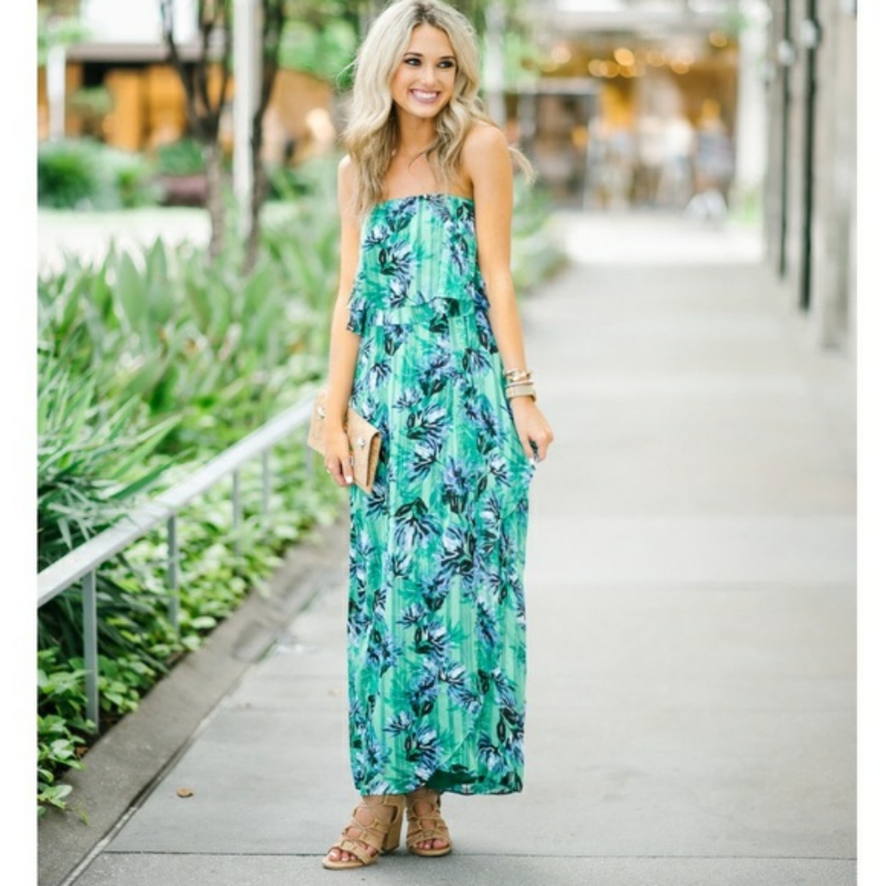 Banana Republic Strapless Maxi Dress, Size 4